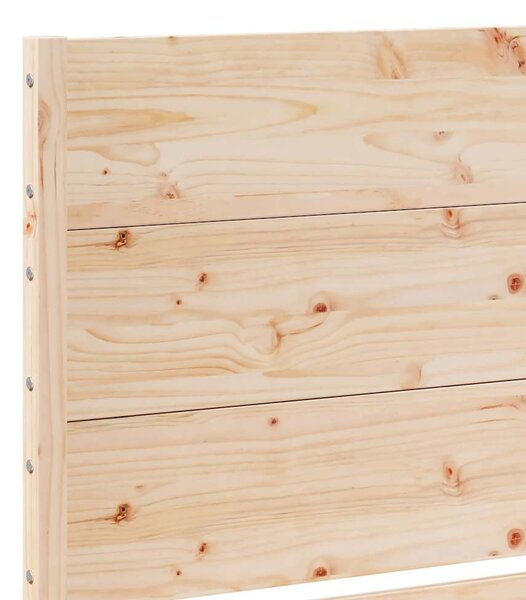 Prodloužený rám postele bez matrace 90 x 220 cm masivní dřevo 3309281