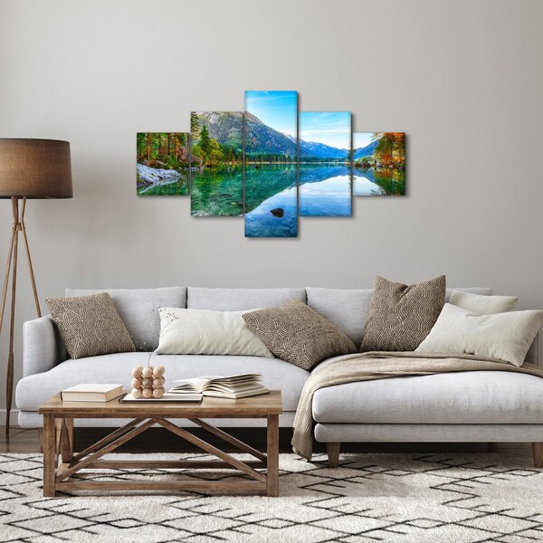 Obraz - Jezero Hintersee (125x70 cm)