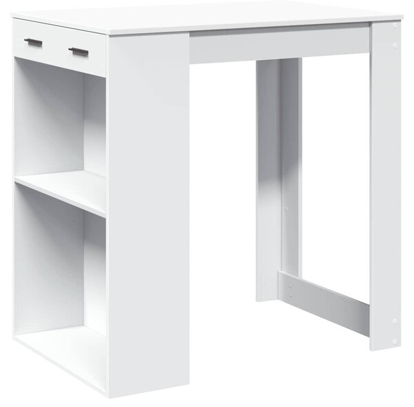 Barový stůl bílý 102 x 70 x 103,5 cm kompozitní dřevo 3309321