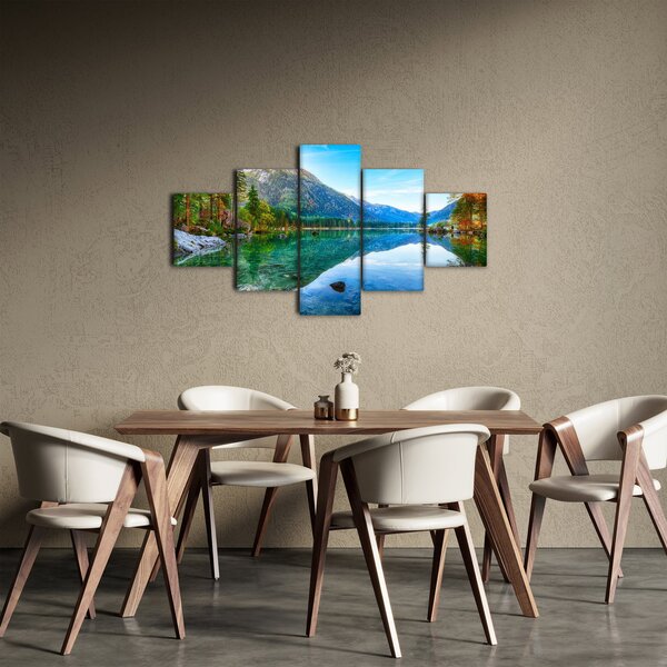 Obraz - Jezero Hintersee (125x70 cm)
