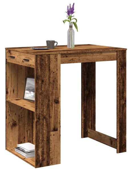 Barový stůl old wood 102 x 70 x 103,5 cm kompozitní dřevo 3309328
