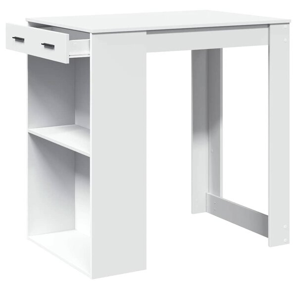 Barový stůl bílý 102 x 70 x 103,5 cm kompozitní dřevo 3309321