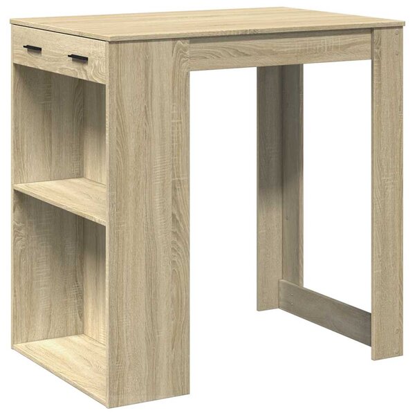 Barový stůl dub sonoma 102 x 70 x 103,5 cm kompozitní dřevo 3309323