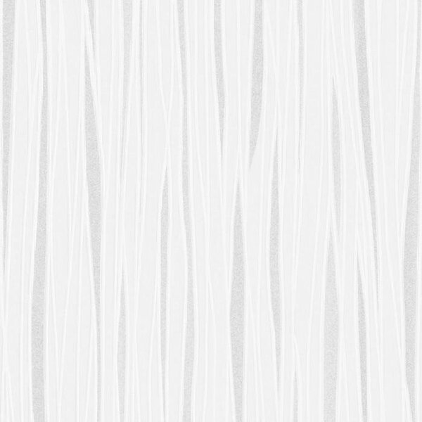Vliesové tapety na zeď WohnSinn 55630, vlnky bílé, rozměr 10,05 m x 0,53 m, MARBURG