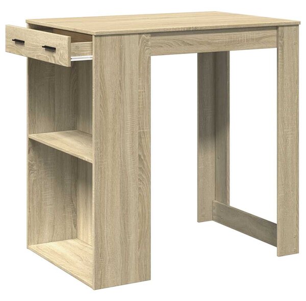 Barový stůl dub sonoma 102 x 70 x 103,5 cm kompozitní dřevo 3309323