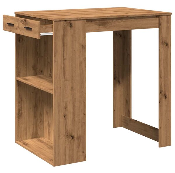 Barový stůl dub artisan 102 x 70 x 103,5 cm kompozitní dřevo 3309329