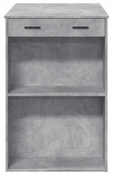 Barový stůl betonově šedý 102 x 70 x 103,5 cm kompozitní dřevo 3309324