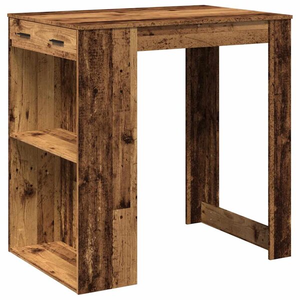 Barový stůl old wood 102 x 70 x 103,5 cm kompozitní dřevo 3309328