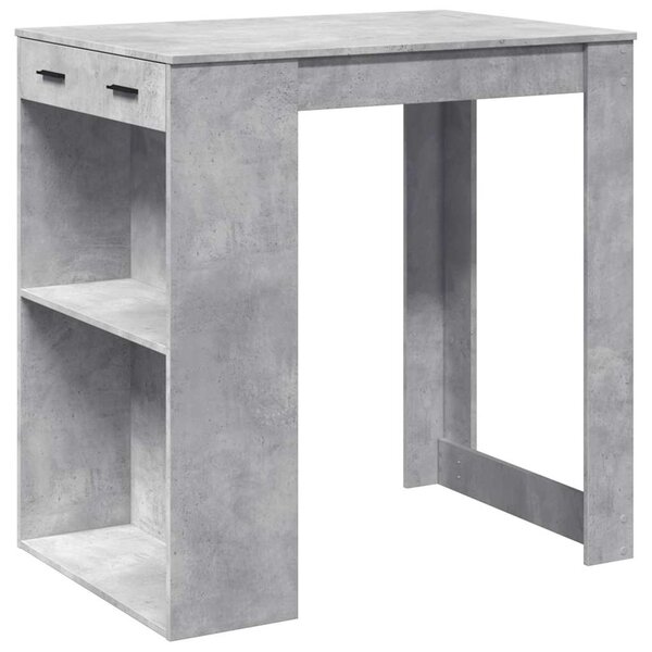 Barový stůl betonově šedý 102 x 70 x 103,5 cm kompozitní dřevo 3309324