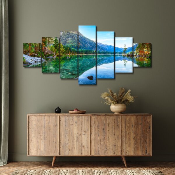 Obraz - Jezero Hintersee (210x100 cm)