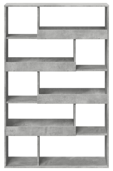 Knihovna betonově šedá 100 x 33 x 156,5 cm kompozitní dřevo 3309342