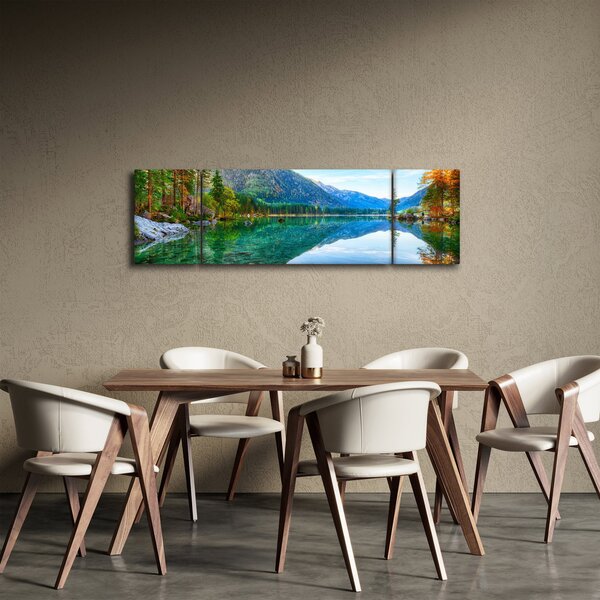 Obraz - Jezero Hintersee (170x50 cm)
