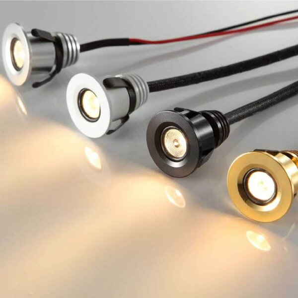 Micro Spotlight LED zápustné svítidlo Černá35mm