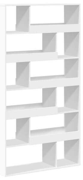 Knihovna bílá 100 x 33 x 187,5 cm kompozitní dřevo 3309348