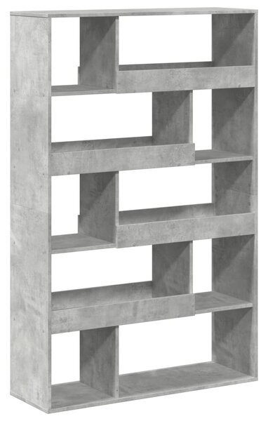 Knihovna betonově šedá 100 x 33 x 156,5 cm kompozitní dřevo 3309342