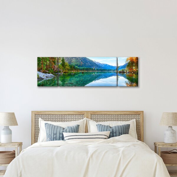 Obraz - Jezero Hintersee (170x50 cm)