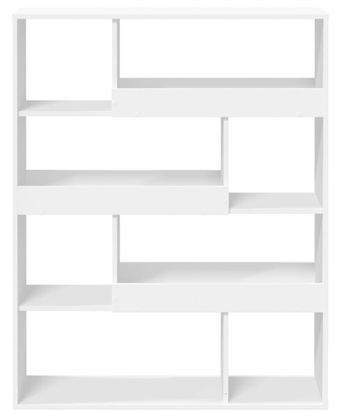 Knihovna bílá 100 x 33 x 125,5 cm kompozitní dřevo 3309330