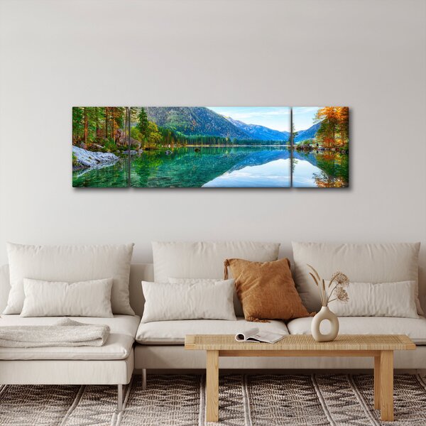 Obraz - Jezero Hintersee (170x50 cm)