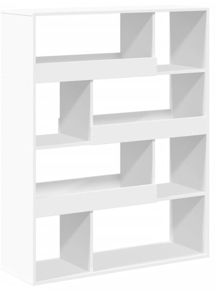 Knihovna bílá 100 x 33 x 125,5 cm kompozitní dřevo 3309330