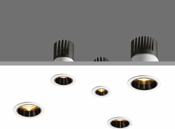 Spotlight Deep LED kulaté zápustné svítidlo 5WPevná