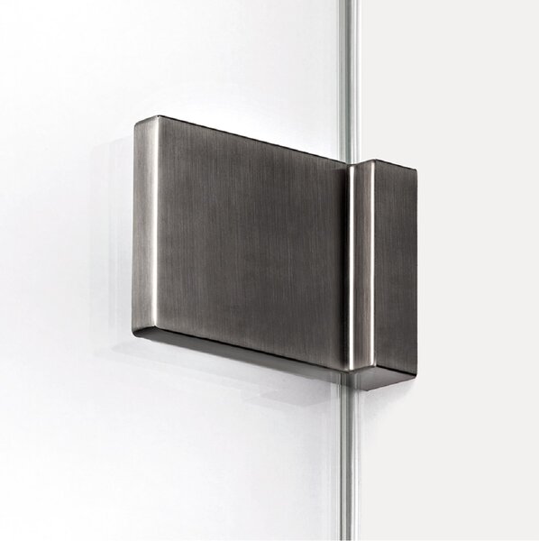 New Trendy Avexa Gunmetal Brushed sprchový kout 90x90 cm čtvercový grafitová kartáčovaný/průhledné sklo EXK-3326