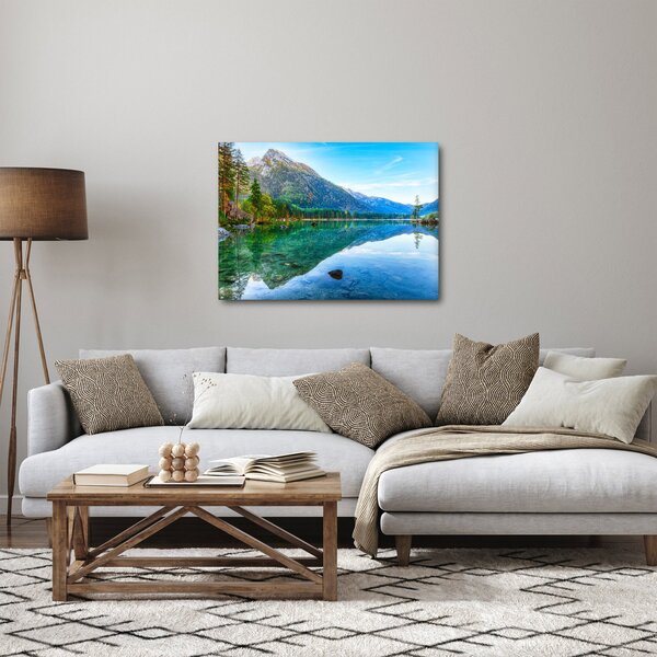 Obraz - Jezero Hintersee (70x50 cm)