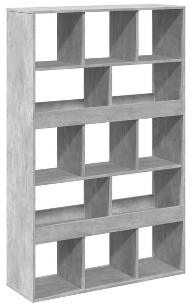 Knihovna betonově šedá 100 x 33 x 156,5 cm kompozitní dřevo 3309369