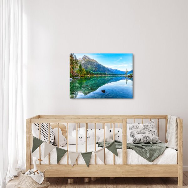 Obraz - Jezero Hintersee (70x50 cm)