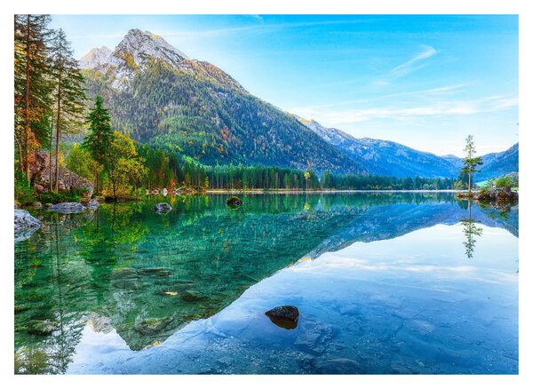Obraz - Jezero Hintersee (70x50 cm)