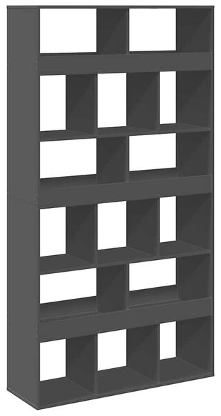 Knihovna černá 100 x 33 x 187,5 cm kompozitní dřevo 3309376
