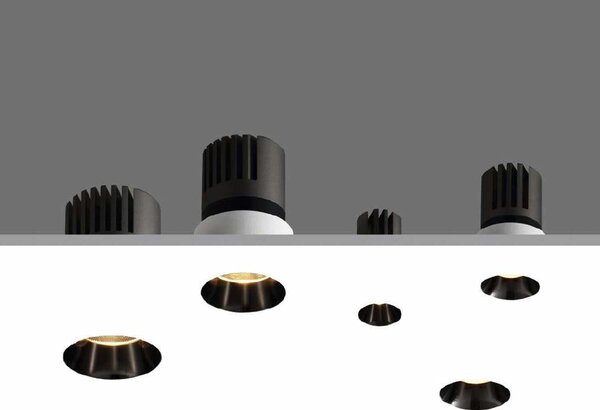 Trimless Spotlight Deep LED zápustné svítidlo 3WPevná