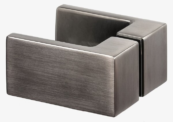 New Trendy Avexa Gunmetal Brushed sprchový kout 90x90 cm čtvercový grafitová kartáčovaný/průhledné sklo EXK-3326