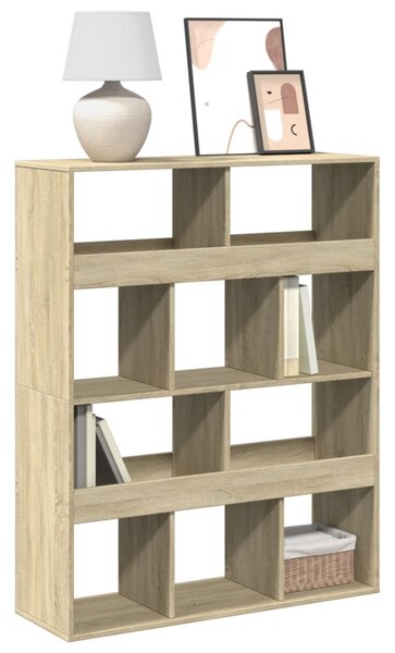 Knihovna dub sonoma 100 x 33 x 125,5 cm kompozitní dřevo 3309359