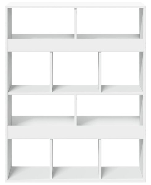 Knihovna bílá 100 x 33 x 125,5 cm kompozitní dřevo 3309357