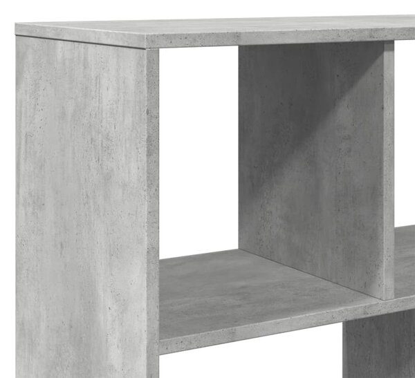 Knihovna betonově šedá 100 x 33 x 156,5 cm kompozitní dřevo 3309369