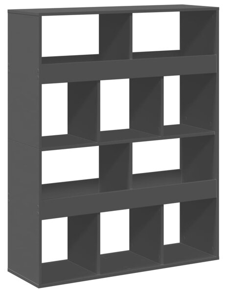 Knihovna černá 100 x 33 x 125,5 cm kompozitní dřevo 3309358