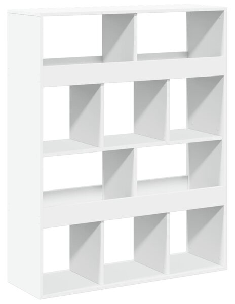 Knihovna bílá 100 x 33 x 125,5 cm kompozitní dřevo 3309357