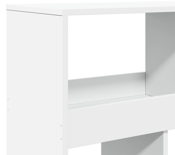 Knihovna bílá 100 x 33 x 125,5 cm kompozitní dřevo 3309357