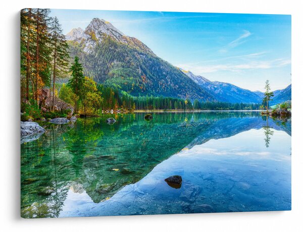 Obraz - Jezero Hintersee (70x50 cm)