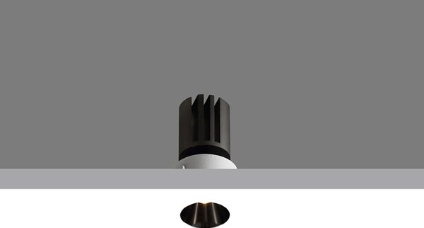 Trimless Spotlight Deep LED zápustné svítidlo 3WPevná
