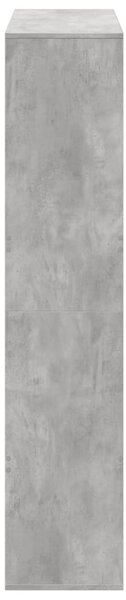 Knihovna betonově šedá 100 x 33 x 156,5 cm kompozitní dřevo 3309369