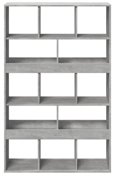 Knihovna betonově šedá 100 x 33 x 156,5 cm kompozitní dřevo 3309369