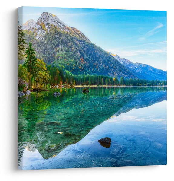Obraz - Jezero Hintersee (30x30 cm)