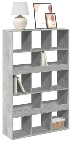 Knihovna betonově šedá 100 x 33 x 156,5 cm kompozitní dřevo 3309369