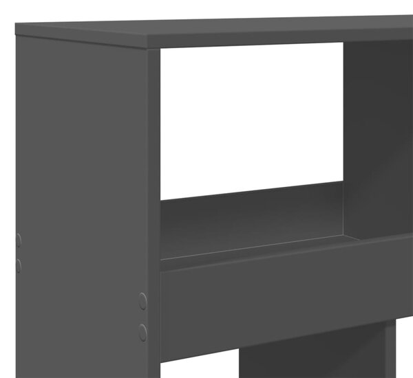 Knihovna černá 100 x 33 x 125,5 cm kompozitní dřevo 3309358