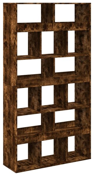 Knihovna kouřový dub 100 x 33 x 187,5 cm kompozitní dřevo 3309379