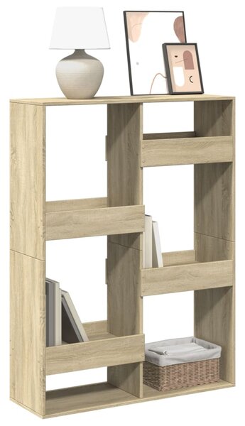 Knihovna dub sonoma 100 x 33 x 135 cm kompozitní dřevo 3309386