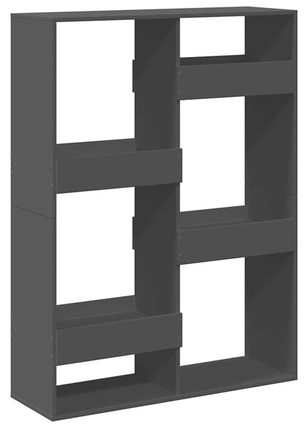 Knihovna černá 100 x 33 x 135 cm kompozitní dřevo 3309385