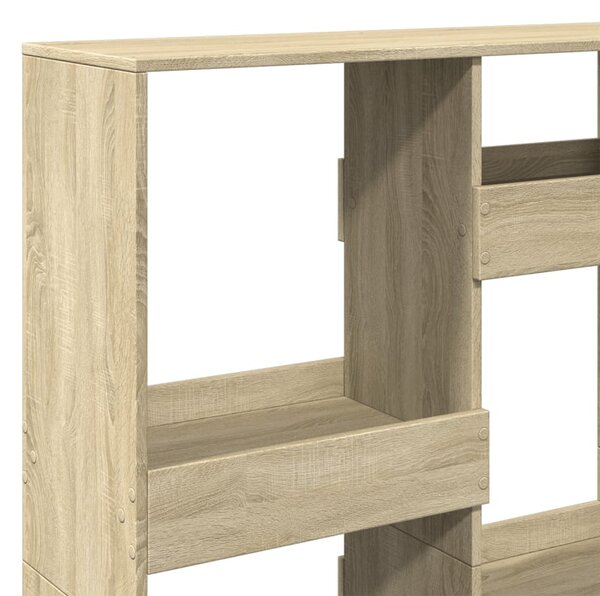 Knihovna dub sonoma 100 x 33 x 135 cm kompozitní dřevo 3309386