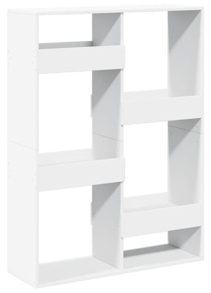 Knihovna bílá 100 x 33 x 135 cm kompozitní dřevo 3309384